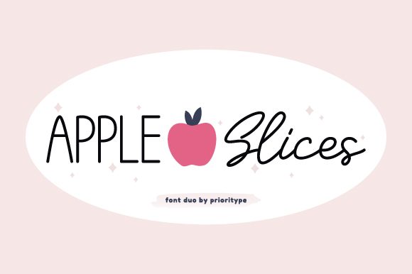Apple Slices Font for Web Design