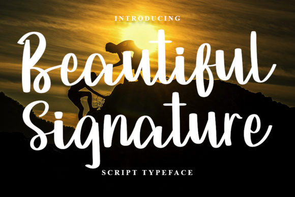 Beautiful Signature Font for Designers