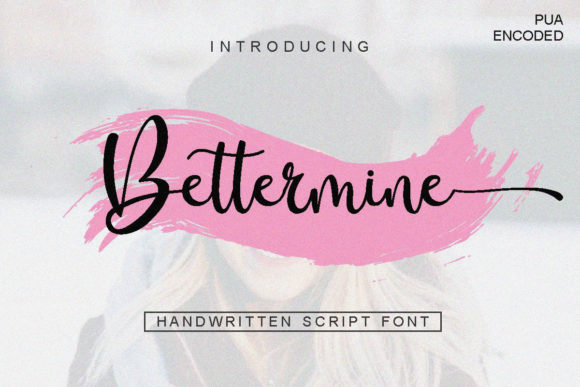 Bettermine: A Script Font for Editorial Elegance