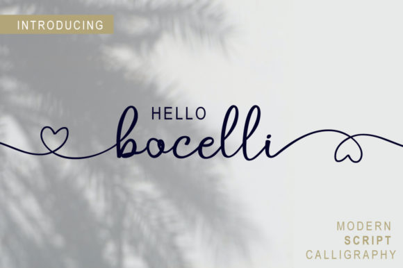 Bocelli: A Stylish Font for Business