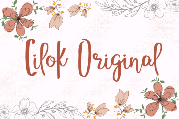 Cilok Original: Elegant Script Font