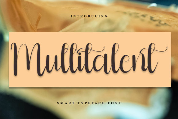 Discover the Multitalent Font
