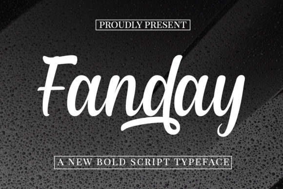 Fanday Font: Bold & Beautiful for Craft Creators