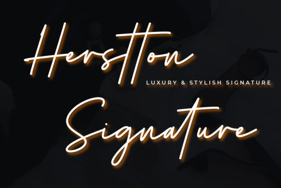 Herstton Signature: A Handwritten Font for Makers