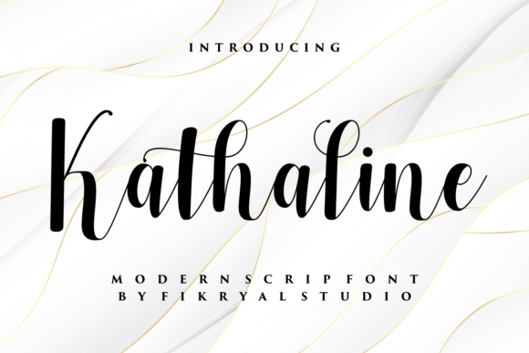 Kathaline: A Trendy Script for Editorial Design