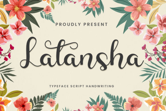 Latansha: A Romantic Font for Creative Marketing
