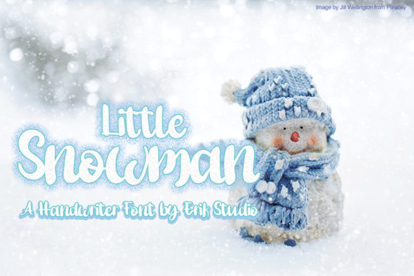 Little Snowman Font: Playful Script for Editorial Design