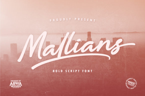 Mallians: A Sweet Script Font