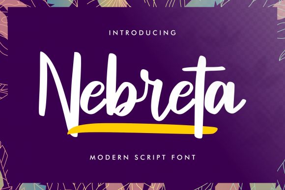Nebreta: A Bold Handwritten Font for Crafters
