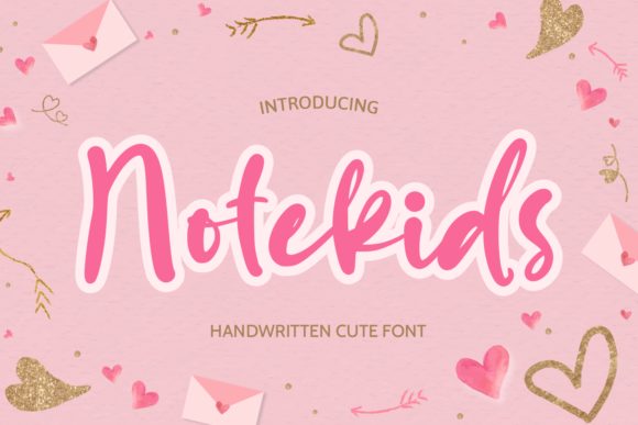 Notekids: A Handwritten Font for Impactful Design