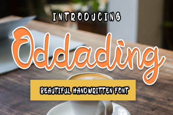 Oddading: A Playful Font for Creative Marketing