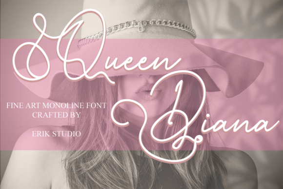 Queen Diana Font: Elegant Script for Web Design