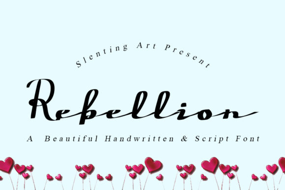 Rebellion: A Luxurious Handwritten Font