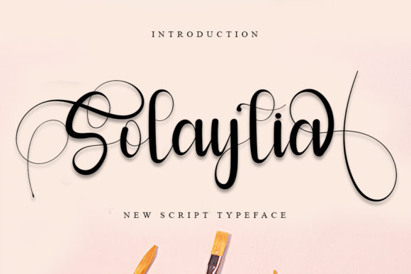 Solaytia: Bold Handwritten Font