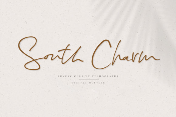South Charm: A Stylish Font for Your Brand