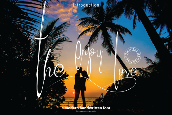 The Enjoy Love Font: A Sweet Touch for Creative Projects