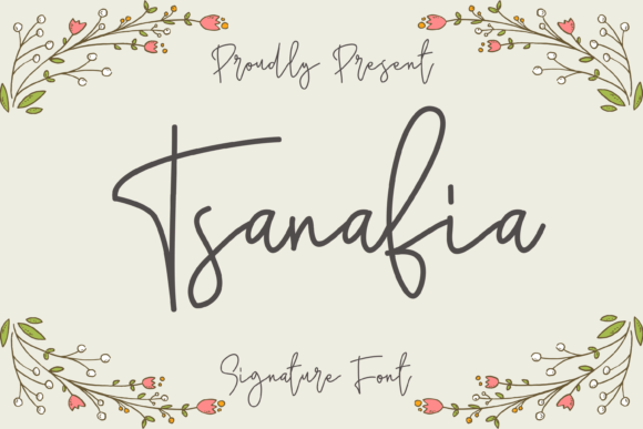 Tsanafia: A Stylish Script Font