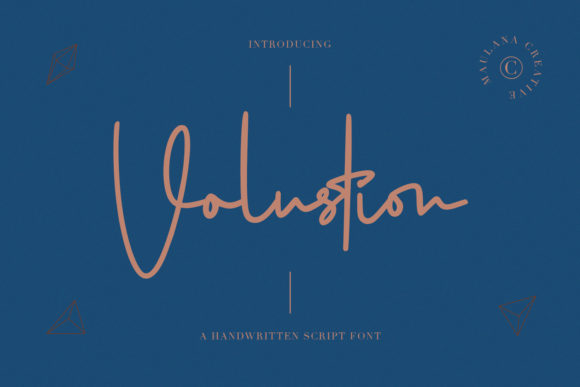 Volustion: A Stylish Script Font
